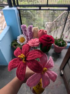 Crochet Flower Bouquet