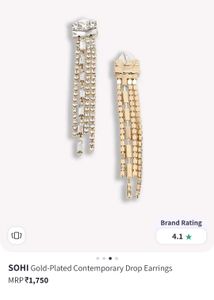Diamond Drop Earrings