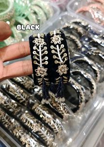 Purple Velvet Bangles