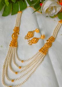 Traditional Gold-Plated Peacock Design Pearl Layer