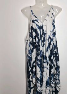 Tie Dye V-Neck Summer Dress