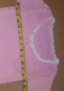 Lacey Coquette Pink Crop Top