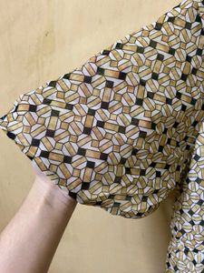Abstract Print Dress