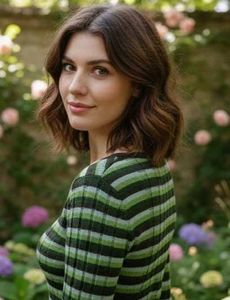 Striped Knit Sweater