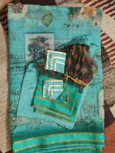 Floral Print Saree