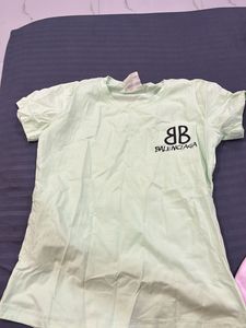 Balenciaga Light Green T-Shirt