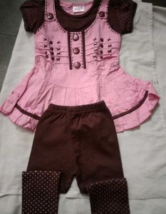 Girls Frock Set
