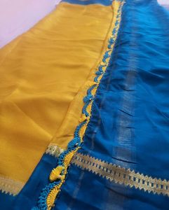 Mysore crepe silk with Blouse