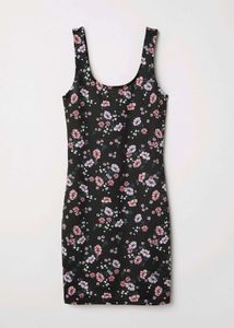 H&M Floral Bodycon Dress