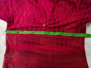 Short Pink Kurta