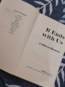 It Ends With Us - Colleen Hoover Novel