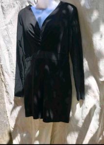 New Sexy Mini Black Bodycon Dress (Women&#39;s)