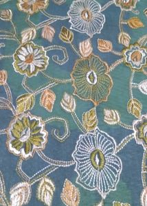 Embroidery Georgette Sky Blue Dupatta