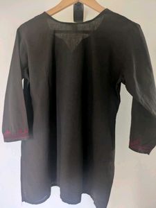 Embroidered Brown Kurti