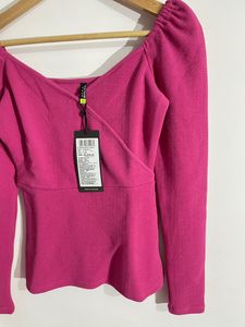 Tokyo Talkies Magenta Top
