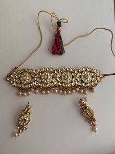 Gold Kundan Choker Set