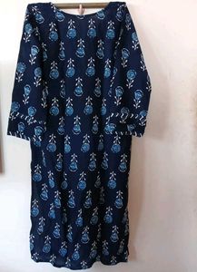 Floral Print Kurta Pant Set