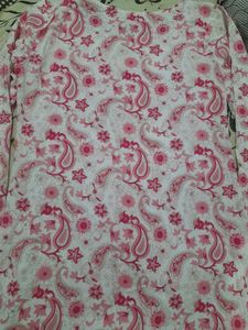 Floral Print Short Kurti