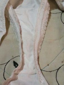 White Lace Trim Briefs