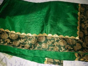 Green Saree with Blouse