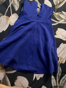 Blue Tube Designer Dress .