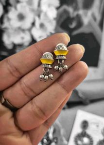 Brand Inspired Silver Replica Studs