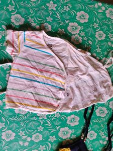 Cute Striped Baby Kimono 0-3 Months