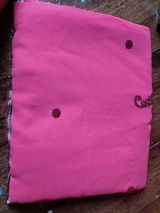 Combo Of 3 New Peach Embroidered Sarees