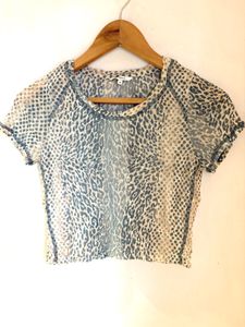Leopard Print Beautiful Mesh Top