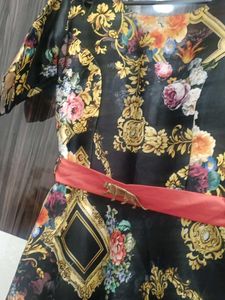 Printed Gown