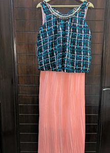 Pleated Maxi Dress