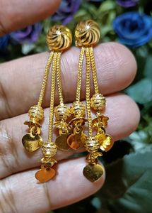 Gold Dangle Earrings