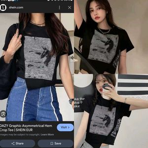 Y2k Fitted Printerest Top