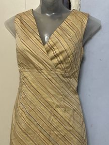 Pintrest Branded Striped Sleeveless Dress