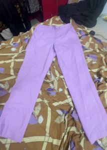 Lilac Wide Leg Pants