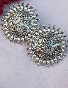 ✨Oxidised And Red Beats Jwellery Set ✨