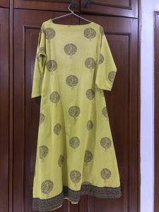 Green Printed Kurti
