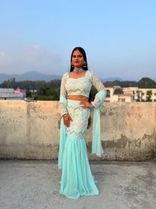 Fish Cut Lehenga Choli