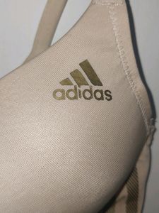 Adidas Nude Colour Padded  Bra