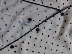 Nude Polka Night Shirt