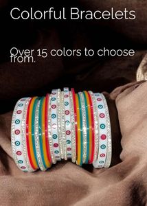 Colorful Indian Bangles