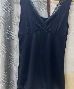 Black Tank Top with Lace