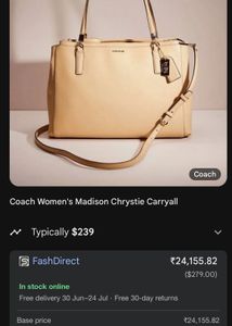 Coach Madison Christie Carryall Shoulder Bag