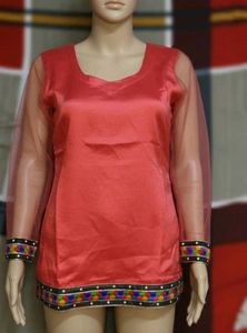 Elegant Pink Ethnic Short kurti😍