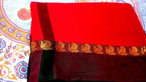 Striped Purple &amp; Brown Saree Pack Of 3