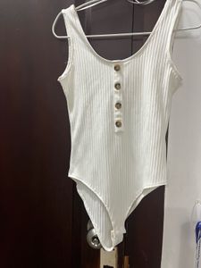 NWOT H&M White bodysuit