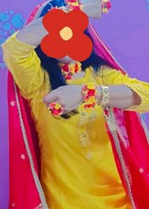 Haldi Ceremony Outfit -  Kurta Palazzo Set