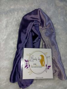 Ombre muna satin hijabs☺  Two shades hijab😍