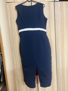 Brand New Navy Blue &amp; Red Dress