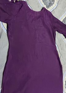 Elegant Purple Kurta